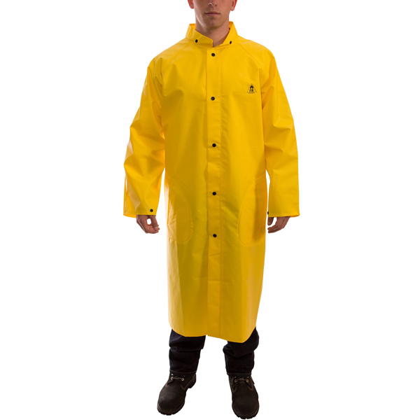 Yellow Durascrim Long Coat NO Hood - Saldesia Corporation